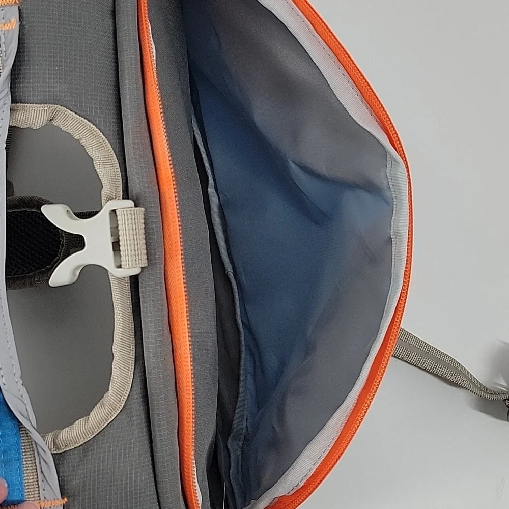 Cesar Millan Blue and Orange Dog Backpack Large NWOT